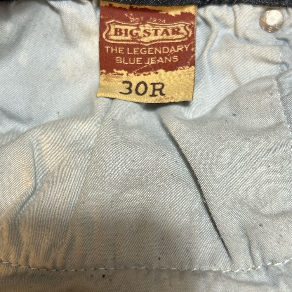 BIG STAR Sweet Skinny acid wash women’s size 30 denim jeans - Picture 8 of 8